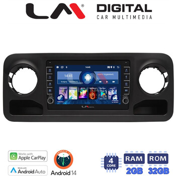 LM Digital - LM ZG4670 GPS Οθόνη OEM Multimedia Αυτοκινήτου για Mercedes Sprinter 2019 > (CarPlay/AndroidAuto/BT/GPS/WIFI/GPRS) electriclife