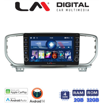 LM Digital - LM ZG4938 GPS Οθόνη OEM Multimedia Αυτοκινήτου για KIA SPORTAGE 2019> (CarPlay/AndroidAuto/BT/GPS/WIFI/GPRS) electriclife