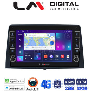 LM Digital - LM ZG8330 GPS Οθόνη OEM Multimedia Αυτοκινήτου για CITROEN BERLINGO - PEUGEOT PARTNER 2019> (CarPlay/AndroidAuto/BT/GPS/WIFI/GPRS) electriclife