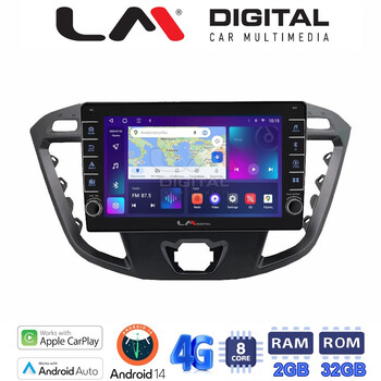 LM Digital - LM ZG8366 GPS Οθόνη OEM Multimedia Αυτοκινήτου για TRANSIT CUSTOM - TOURNEO CUSTOM 2013> (CarPlay/AndroidAuto/BT/GPS/WIFI/GPRS) electriclife
