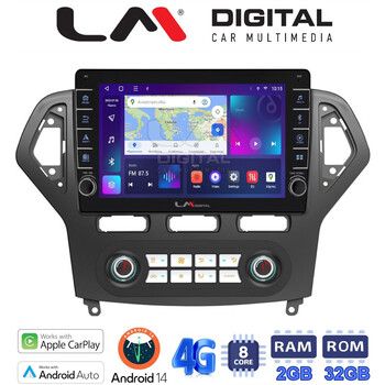 LM Digital - LM ZG8367C GPS Οθόνη OEM Multimedia Αυτοκινήτου για FORD MONDEO 2007 > 2010 (CarPlay/AndroidAuto/BT/GPS/WIFI/GPRS) electriclife