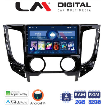 LM Digital - LM ZN4230A GPS Οθόνη OEM Multimedia Αυτοκινήτου για Mitsubishi L200 2014 > 

Μόνο για αυτοκίνητα με Air Condition (CarPlay/AndroidAuto/BT/GPS/WIFI/GPRS) electriclife
