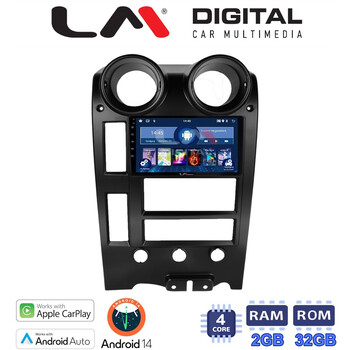 LM Digital - LM ZN4724 GPS Οθόνη OEM Multimedia Αυτοκινήτου για Hummer H2 2002 > 2008 (CarPlay/AndroidAuto/BT/GPS/WIFI/GPRS) electriclife