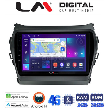 LM Digital - LM ZR8309 GPS Οθόνη OEM Multimedia Αυτοκινήτου για HY SANTA FE 2013 > 2017
HY IX45 (CarPlay/AndroidAuto/BT/GPS/WIFI/GPRS) electriclife
