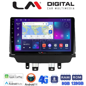 LM Digital - LM ZT8442 GPS Οθόνη OEM Multimedia Αυτοκινήτου για Mazda CX-3 2014 - 2021 (CarPlay/AndroidAuto/BT/GPS/WIFI/GPRS) electriclife