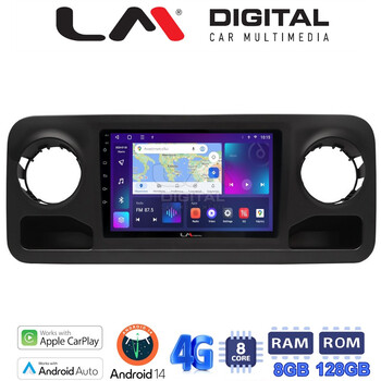 LM Digital - LM ZT8670 GPS Οθόνη OEM Multimedia Αυτοκινήτου για Mercedes Sprinter 2019 > (CarPlay/AndroidAuto/BT/GPS/WIFI/GPRS) electriclife