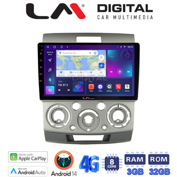 LM Digital - LM ZE8360 GPS Οθόνη OEM Multimedia Αυτοκινήτου για MAZDA BT 50  & FORD RANGER 2006>2011 (CarPlay/AndroidAuto/BT/GPS/WIFI/GPRS) electriclife
