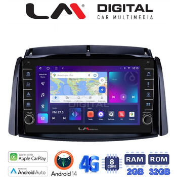 LM Digital - LM ZG8498 GPS Οθόνη OEM Multimedia Αυτοκινήτου για Renault Koleos 2006>2017 (CarPlay/AndroidAuto/BT/GPS/WIFI/GPRS) electriclife