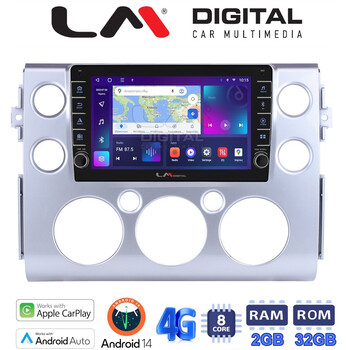 LM Digital - LM ZG8563 GPS Οθόνη OEM Multimedia Αυτοκινήτου για TOYOTA  FJ CRUISER 2014>   (CarPlay/AndroidAuto/BT/GPS/WIFI/GPRS) electriclife