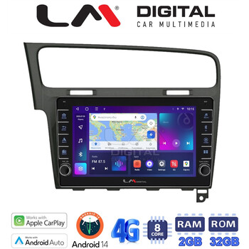 LM Digital - LM ZG8591B GPS Οθόνη OEM Multimedia Αυτοκινήτου για 0 (CarPlay/AndroidAuto/BT/GPS/WIFI/GPRS) electriclife