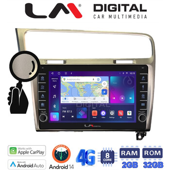 LM Digital - LM ZG8591S GPS Οθόνη OEM Multimedia Αυτοκινήτου για 0 (CarPlay/AndroidAuto/BT/GPS/WIFI/GPRS) electriclife