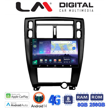 LM Digital - LM ZQ8006B GPS Οθόνη OEM Multimedia Αυτοκινήτου για TUCSON 2004 > 2010 (CarPlay/AndroidAuto/BT/GPS/WIFI/GPRS) electriclife