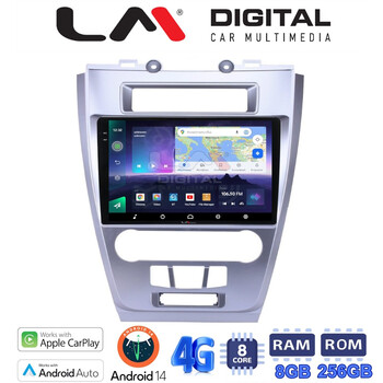 LM Digital - LM ZQ8047 GPS Οθόνη OEM Multimedia Αυτοκινήτου για Ford Fusion 2012>2017 (CarPlay/AndroidAuto/BT/GPS/WIFI/GPRS) electriclife