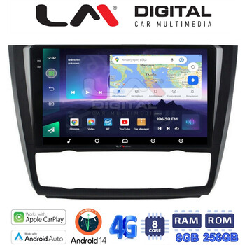 LM Digital - LM ZQ8170B GPS Οθόνη OEM Multimedia Αυτοκινήτου για BMW σειρά 1 (E81 - E82 - E87 -E88) (CarPlay/AndroidAuto/BT/GPS/WIFI/GPRS) electriclife