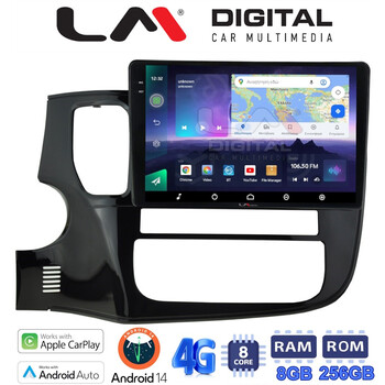 LM Digital - LM ZQ8231 GPS Οθόνη OEM Multimedia Αυτοκινήτου για MITSUBISHI OUTLANDER  2013> (CarPlay/AndroidAuto/BT/GPS/WIFI/GPRS) electriclife