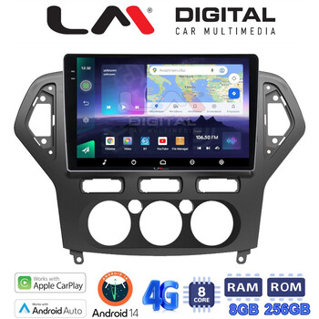 LM Digital - LM ZQ8367A GPS Οθόνη OEM Multimedia Αυτοκινήτου για FORD MONDEO 2007 > 2010 (CarPlay/AndroidAuto/BT/GPS/WIFI/GPRS) electriclife