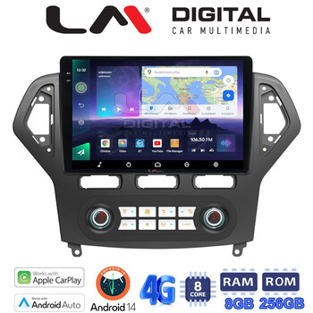 LM Digital - LM ZQ8367C GPS Οθόνη OEM Multimedia Αυτοκινήτου για FORD MONDEO 2007 > 2010 (CarPlay/AndroidAuto/BT/GPS/WIFI/GPRS) electriclife