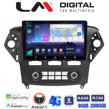 LM Digital - LM ZQ8368C GPS Οθόνη OEM Multimedia Αυτοκινήτου για FORD MONDEO 2010 > 2013 (CarPlay/AndroidAuto/BT/GPS/WIFI/GPRS) electriclife