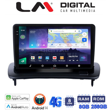 LM Digital - LM ZQ8387 GPS Οθόνη OEM Multimedia Αυτοκινήτου για Volvo S40-C30-C70 (CarPlay/AndroidAuto/BT/GPS/WIFI/GPRS) electriclife