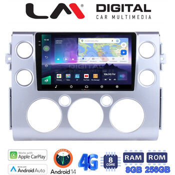 LM Digital - LM ZQ8563 GPS Οθόνη OEM Multimedia Αυτοκινήτου για TOYOTA  FJ CRUISER 2014>   (CarPlay/AndroidAuto/BT/GPS/WIFI/GPRS) electriclife