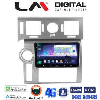 LM Digital - LM ZQ8720 GPS Οθόνη OEM Multimedia Αυτοκινήτου για Hummer H2 2002 > 2010 (CarPlay/AndroidAuto/BT/GPS/WIFI/GPRS) electriclife