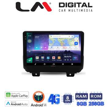 LM Digital - LM ZQ8746 GPS Οθόνη OEM Multimedia Αυτοκινήτου για JEEP  WRANGLER 2018>  (CarPlay/AndroidAuto/BT/GPS/WIFI/GPRS) electriclife