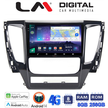LM Digital - LM ZQ8992 GPS Οθόνη OEM Multimedia Αυτοκινήτου για Mitsubishi Pajero 2014> (CarPlay/AndroidAuto/BT/GPS/WIFI/GPRS) electriclife