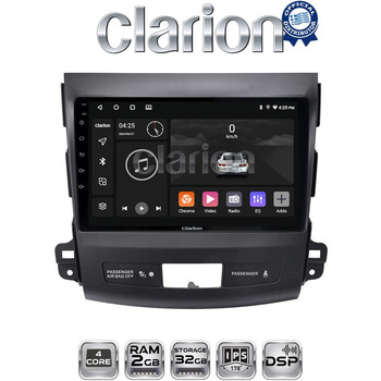 CLARION GL31056 Οθόνη OEM Multimedia Αυτοκινήτου για OUTLANDER, C CROSSER,4007 2006>2012 (CarPlay/AndroidAuto/BT/GPS/WIFI/GPRS) electriclife