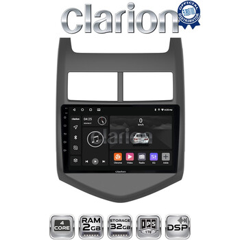 CLARION GL31107 Οθόνη OEM Multimedia Αυτοκινήτου για CHEVROLET AVEO 2012> (CarPlay/AndroidAuto/BT/GPS/WIFI/GPRS) electriclife