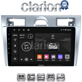 CLARION GL31140 Οθόνη OEM Multimedia Αυτοκινήτου για Ford Fiesta 2006 -> 2008 (CarPlay/AndroidAuto/BT/GPS/WIFI/GPRS) electriclife