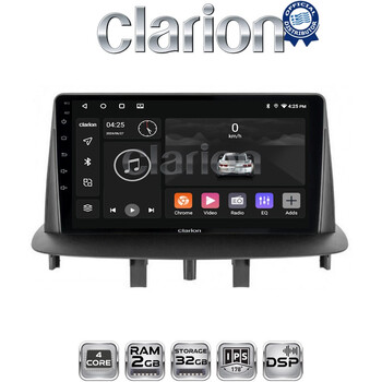 CLARION GL31145 Οθόνη OEM Multimedia Αυτοκινήτου για RENAULT MEGANE3 (CarPlay/AndroidAuto/BT/GPS/WIFI/GPRS) electriclife