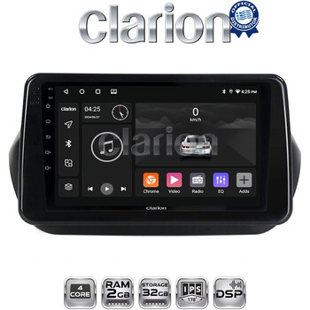CLARION GL31195 Οθόνη OEM Multimedia Αυτοκινήτου για Fiorino, Citroen, Nemo, Bipper (CarPlay/AndroidAuto/BT/GPS/WIFI/GPRS) electriclife