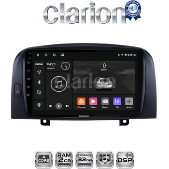 CLARION GL31247 Οθόνη OEM Multimedia Αυτοκινήτου για Hyundai Sonata 2006 > 2009 (CarPlay/AndroidAuto/BT/GPS/WIFI/GPRS) electriclife