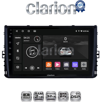 CLARION GL31284 Οθόνη OEM Multimedia Αυτοκινήτου για VW T-ROC & T-CROSS 2017>  (CarPlay/AndroidAuto/BT/GPS/WIFI/GPRS) electriclife