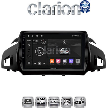 CLARION GL31362 Οθόνη OEM Multimedia Αυτοκινήτου για FORD KUGA 2013> & C-MAX 2011> (CarPlay/AndroidAuto/BT/GPS/WIFI/GPRS) electriclife