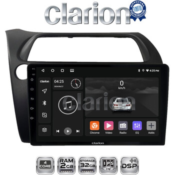 CLARION GL31744 Οθόνη OEM Multimedia Αυτοκινήτου για HONDA CIVIC 3/5D 2006-2012 (CarPlay/AndroidAuto/BT/GPS/WIFI/GPRS) electriclife