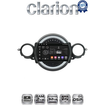CLARION GL31834 Οθόνη OEM Multimedia Αυτοκινήτου για Mini Cooper '07>'14 Clubman 2007 > 2014 (CarPlay/AndroidAuto/BT/GPS/WIFI/GPRS) electriclife