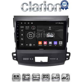 CLARION GL71056 Οθόνη OEM Multimedia Αυτοκινήτου για OUTLANDER, C CROSSER,4007 2006>2012 (CarPlay/AndroidAuto/BT/GPS/WIFI/GPRS) electriclife