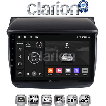 CLARION GL71094 Οθόνη OEM Multimedia Αυτοκινήτου για MITSUBISHI L200 2006 > 2014 (CarPlay/AndroidAuto/BT/GPS/WIFI/GPRS) electriclife