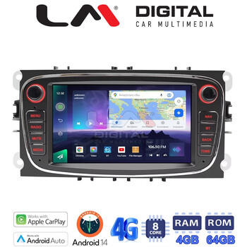 LM Digital - LM Q8003B GPS Οθόνη OEM Multimedia Αυτοκινήτου για FORD FOCUS > 2011
FORD MONDEO 2007 > 2014
FORD GALAXY 2007 > 2014
FORD S-MAX 2008 > 2014 (CarPlay/AndroidAuto/BT/GPS/WIFI/GPRS) electriclife