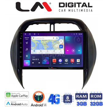 LM Digital - LM ZE8071CL GPS Οθόνη OEM Multimedia Αυτοκινήτου για Toyota Rav4 2000 > 2006 (CarPlay/AndroidAuto/BT/GPS/WIFI/GPRS) electriclife