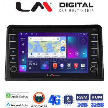 LM Digital - LM ZG8326 GPS Οθόνη OEM Multimedia Αυτοκινήτου για Renault Express 2023 > (CarPlay/AndroidAuto/BT/GPS/WIFI/GPRS) electriclife