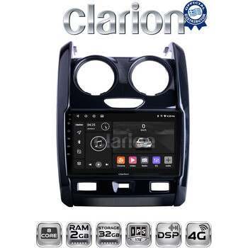 CLARION GL71158 Οθόνη OEM Multimedia Αυτοκινήτου για DACIA DUSTER 2013>2019 (CarPlay/AndroidAuto/BT/GPS/WIFI/GPRS) electriclife