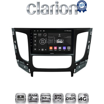 CLARION GL71230 Οθόνη OEM Multimedia Αυτοκινήτου για Mitsubishi L200 2014 >Μόνο για αυτοκίνητα με Κλιματισμό (CarPlay/AndroidAuto/BT/GPS/WIFI/GPRS) electriclife
