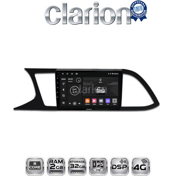 CLARION GL71306 Οθόνη OEM Multimedia Αυτοκινήτου για SEAT LEON 2012>  (CarPlay/AndroidAuto/BT/GPS/WIFI/GPRS) electriclife