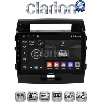 CLARION GL71383 Οθόνη OEM Multimedia Αυτοκινήτου για TOYOTA LANDCRUISER 2008>2015   (CarPlay/AndroidAuto/BT/GPS/WIFI/GPRS) electriclife
