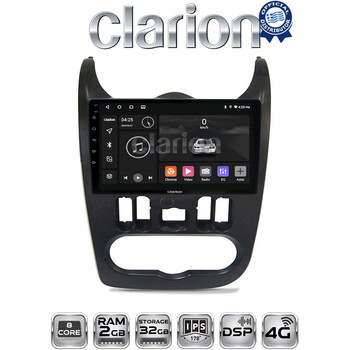 CLARION GL71432B Οθόνη OEM Multimedia Αυτοκινήτου για Dacia Duster 2006 > 2012 (CarPlay/AndroidAuto/BT/GPS/WIFI/GPRS) electriclife