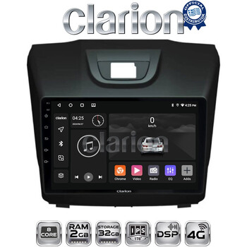 CLARION GL71435 Οθόνη OEM Multimedia Αυτοκινήτου για ISUZU DMAX 2012> (CarPlay/AndroidAuto/BT/GPS/WIFI/GPRS) electriclife