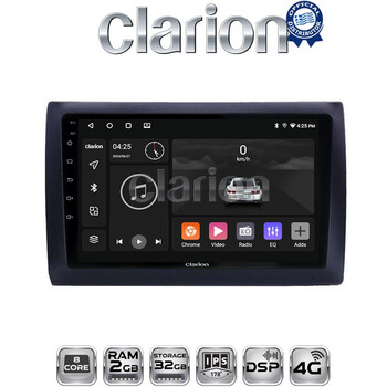 CLARION GL71466 Οθόνη OEM Multimedia Αυτοκινήτου για Fiat Stilo 2001 > 2007 (CarPlay/AndroidAuto/BT/GPS/WIFI/GPRS) electriclife