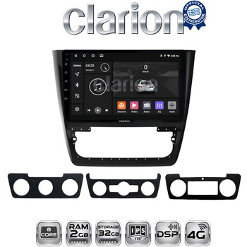 CLARION GL71482 Οθόνη OEM Multimedia Αυτοκινήτου για SKODA  YETI 2014> (CarPlay/AndroidAuto/BT/GPS/WIFI/GPRS) electriclife